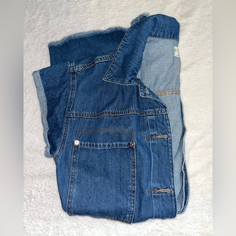 We The Free Light Blue Denim Jumpsuit - Picture 8 of 9